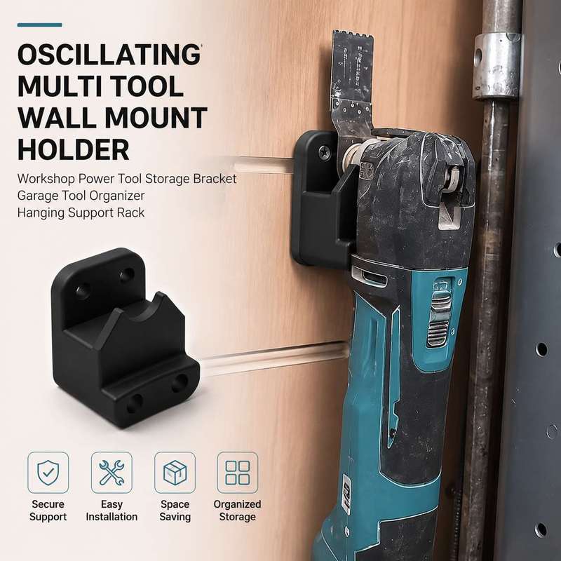 Workshop Tools Hanging - Power Oscillating Tool Wall Hanging Holder