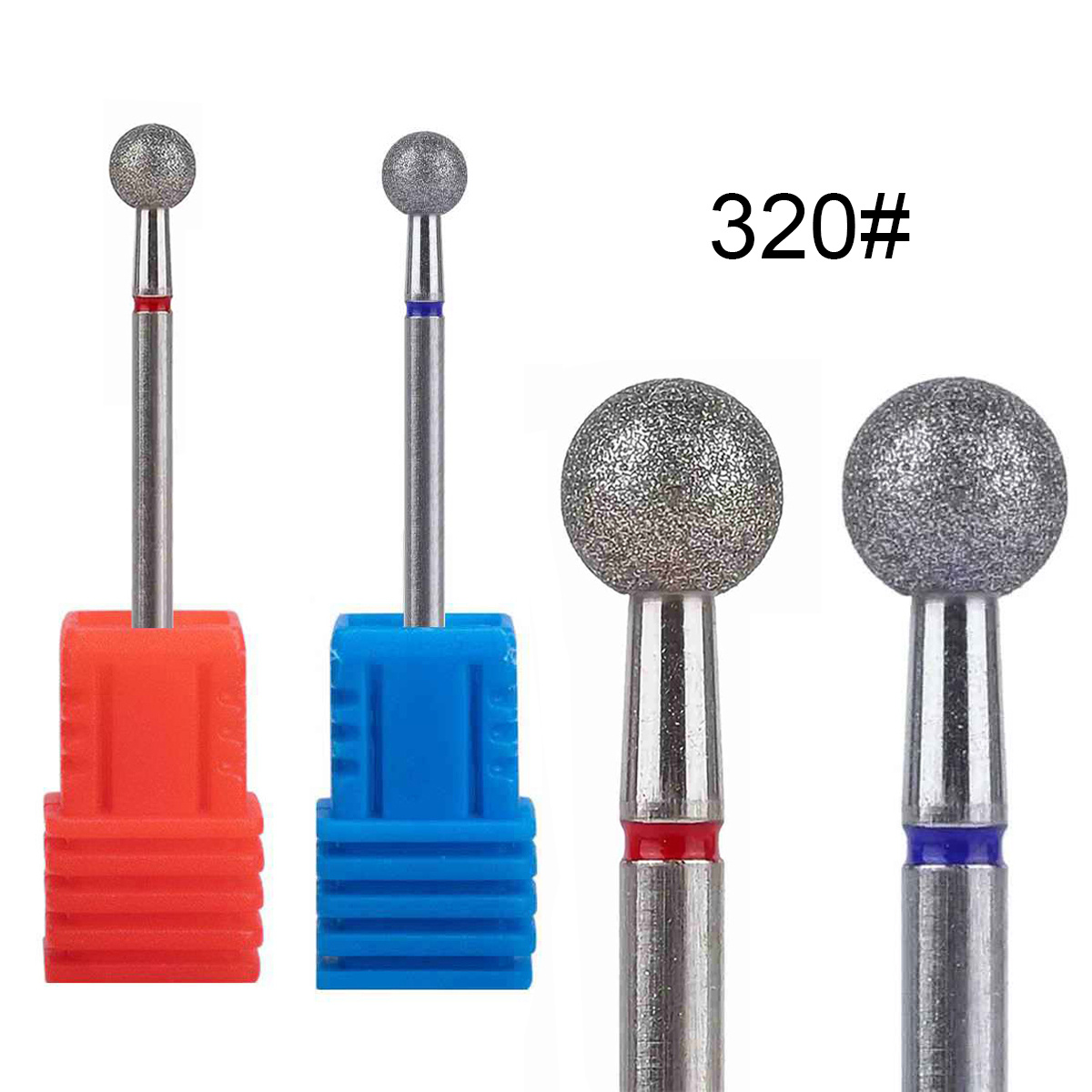 Power Tools For Workshop - 1/2/4Pcs Diamond Nail Drill Bit Rotary