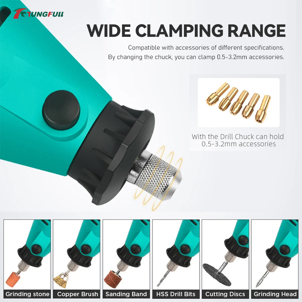 TUNGFULL Mini Electric Grinder - Power Tools For Workshop recension och pris