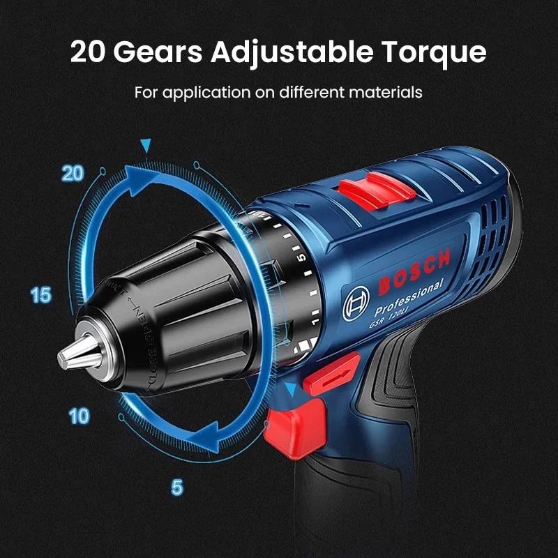 Bosch GSR120-LI Electric Drill - Power Tools For Workshop recension och pris