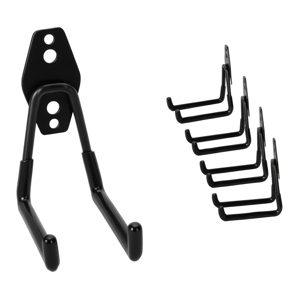 Black 7.7 Inch Steel Wall Hook - Workshop Tools Hanging recension och pris