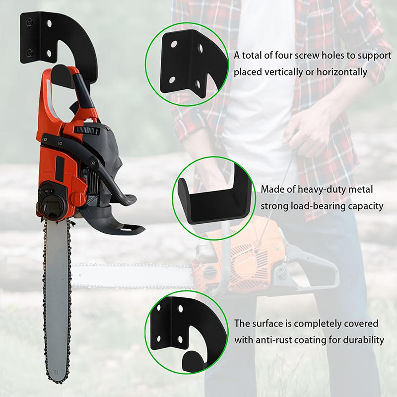 Heavy Duty Metal Chainsaw Wall - Workshop Tools Hanging recension och pris